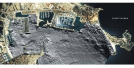 Batimetría de los puertos de Ibiza y Cala Sabina